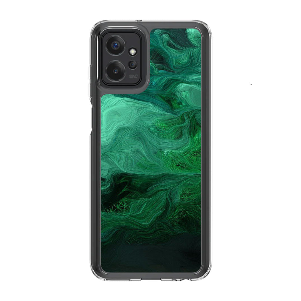 Green Abstract Art Motorola Moto G Power 5G 2023 Case