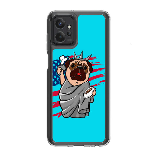 Independence Day Pug Motorola Moto G Power 5G 2023 Case