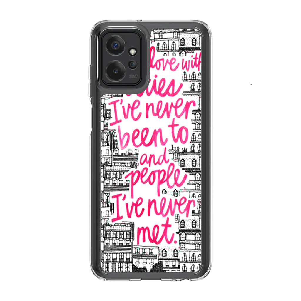 John Green Quotes I'm in Love With Cities Motorola Moto G Power 5G 2023 Case