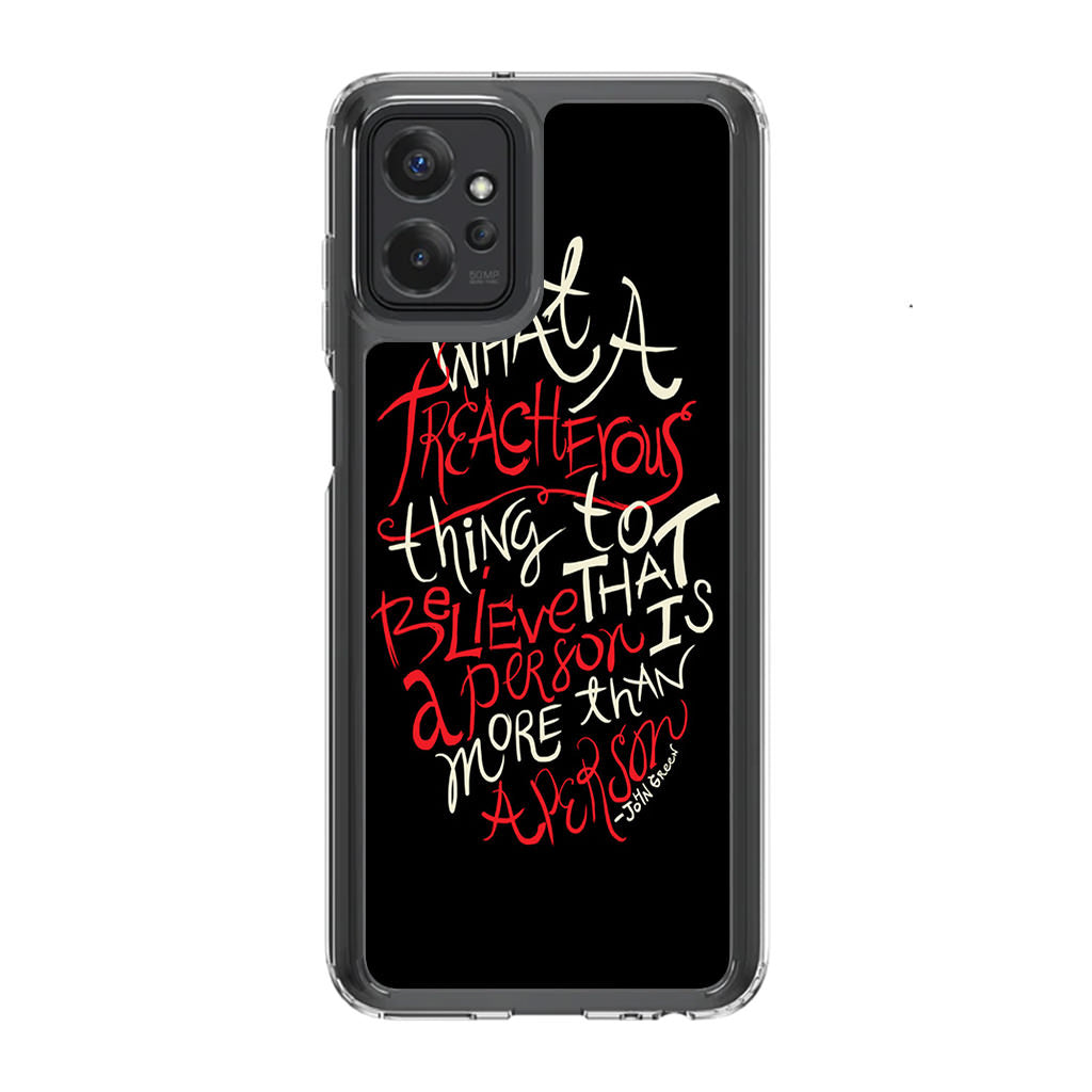 John Green Quotes More Than A Person Motorola Moto G Power 5G 2023 Case