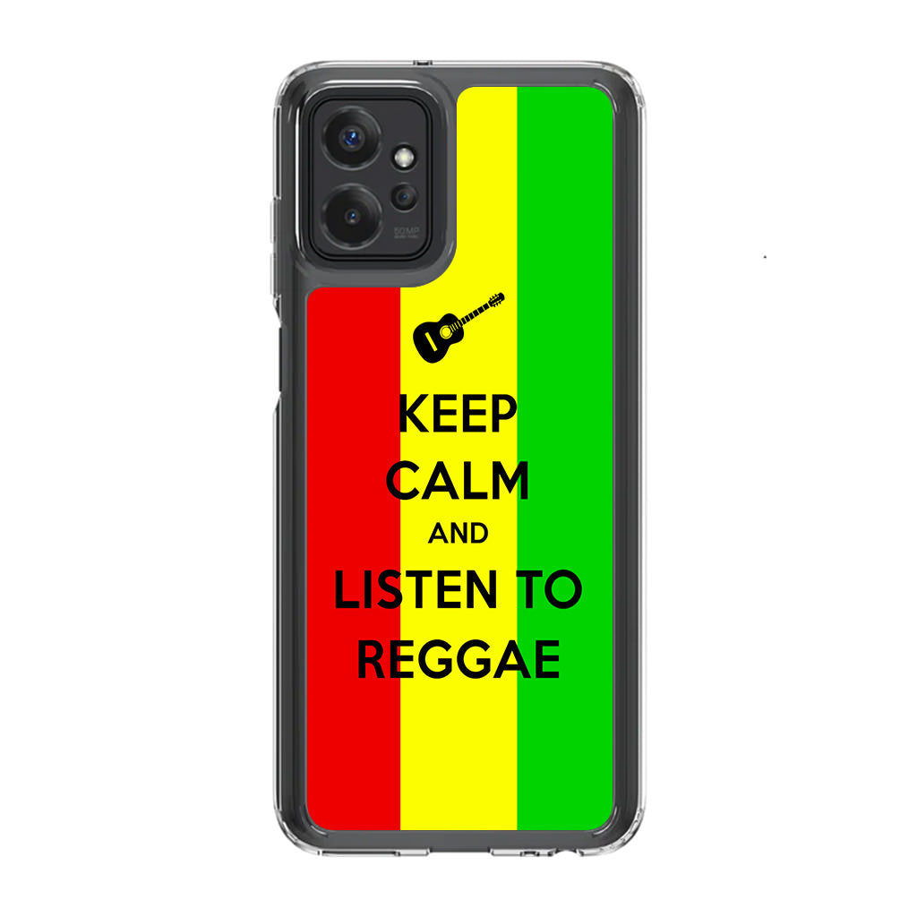 Keep Calm and Listen to Reggae Motorola Moto G Power 5G 2023 Case