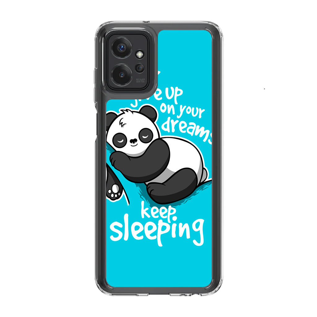 Panda Keep Sleeping Motorola Moto G Power 5G 2023 Case