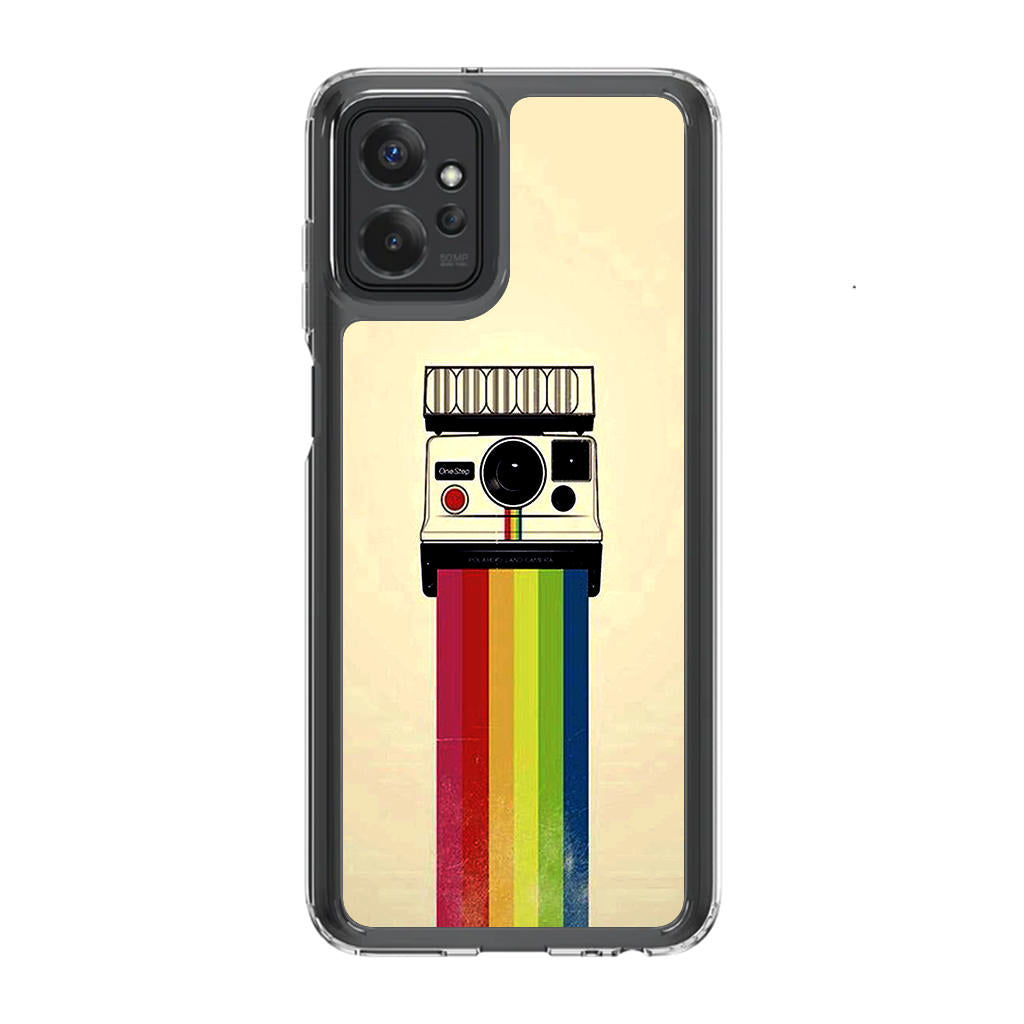 Polaroid Camera Colorful Rainbow Motorola Moto G Power 5G 2023 Case