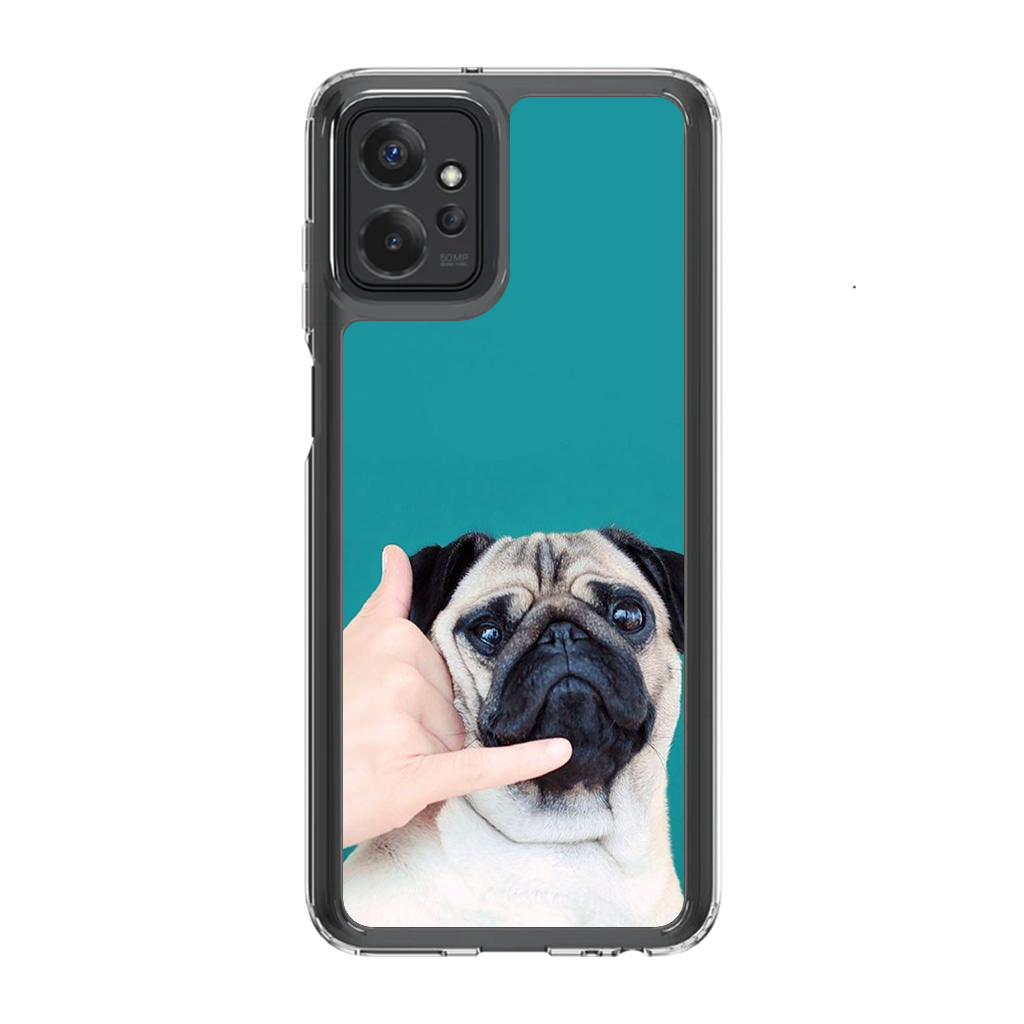 Pug is on the Phone Motorola Moto G Power 5G 2023 Case