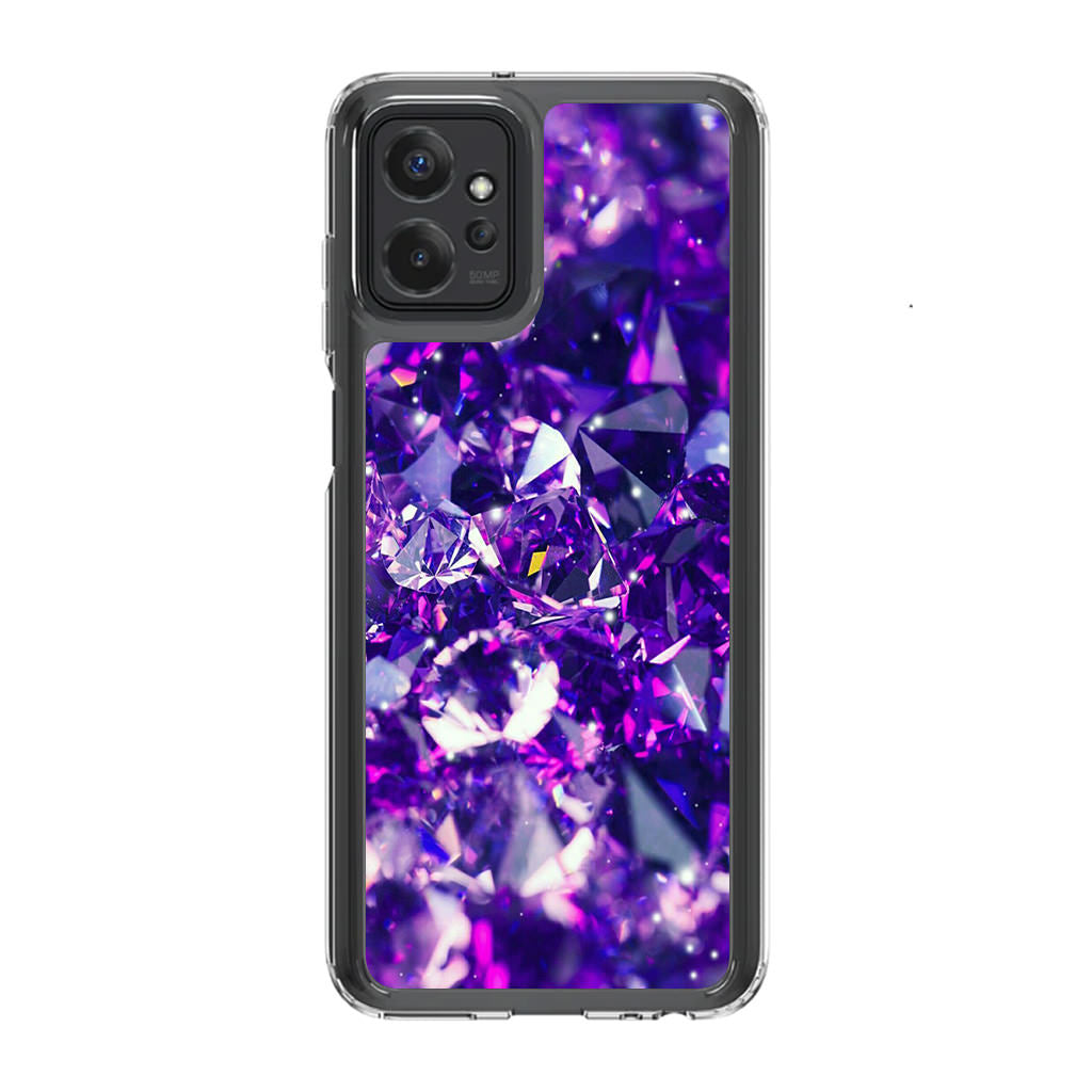 Purple Crystal Motorola Moto G Power 5G 2023 Case