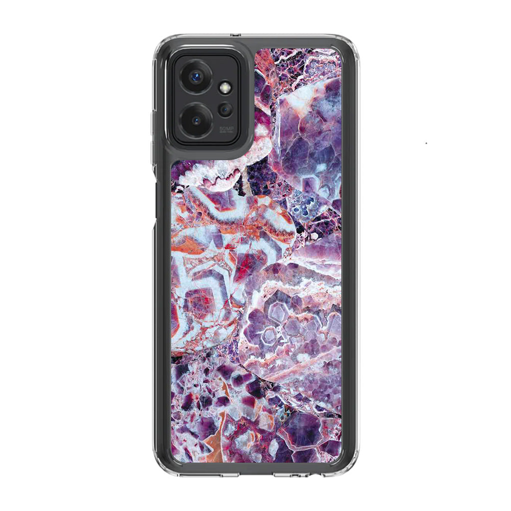 Purple Marble Motorola Moto G Power 5G 2023 Case