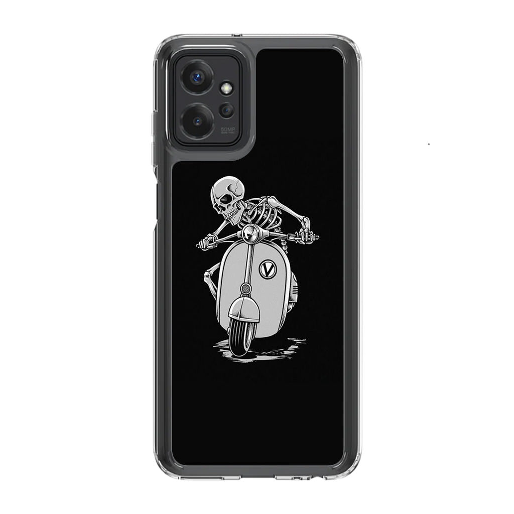 Skeleton Rides Scooter Motorola Moto G Power 5G 2023 Case