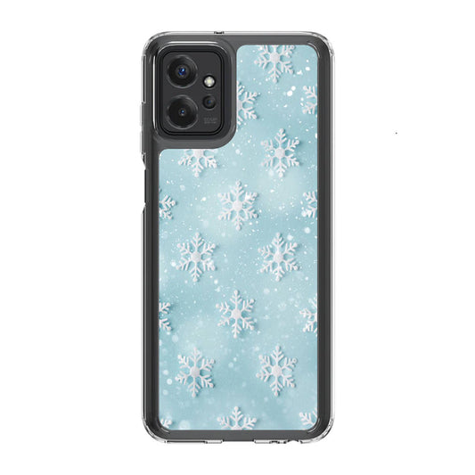 Snowflakes Pattern Motorola Moto G Power 5G 2023 Case