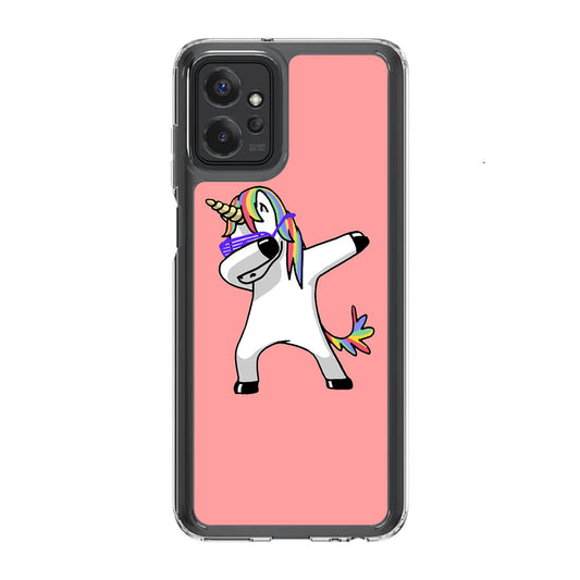 Unicorn Dabbing Pink Motorola Moto G Power 5G 2023 Case