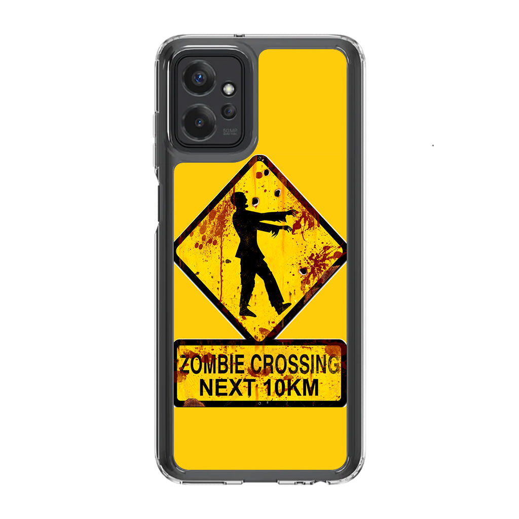 Zombie Crossing Sign Motorola Moto G Power 5G 2023 Case