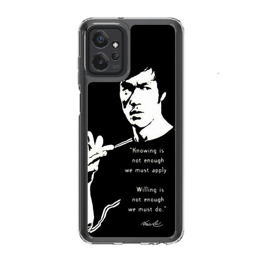 Bruce Lee Quotes Motorola Moto G Power 5G 2023 Case