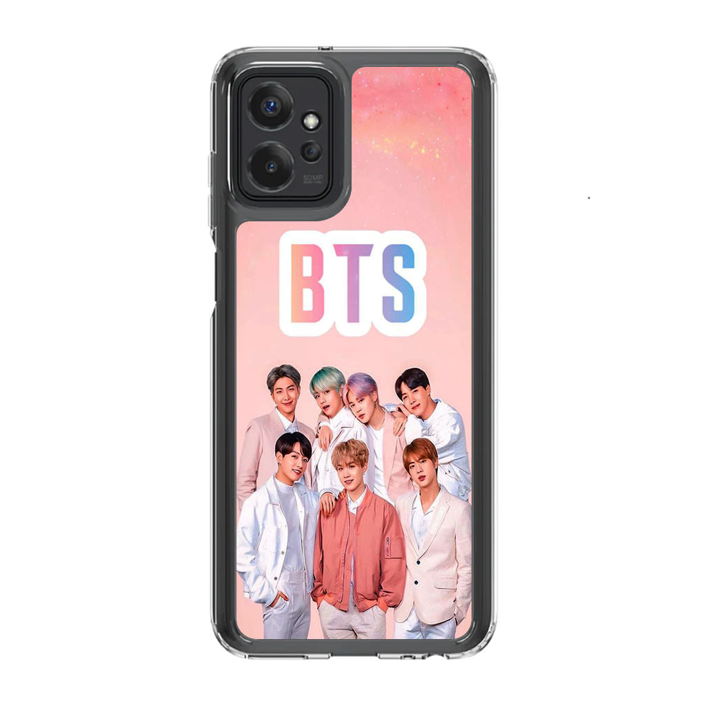 BTS Member in Pink Motorola Moto G Power 5G 2023 Case