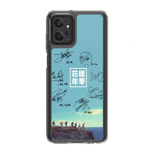 BTS Signature Motorola Moto G Power 5G 2023 Case