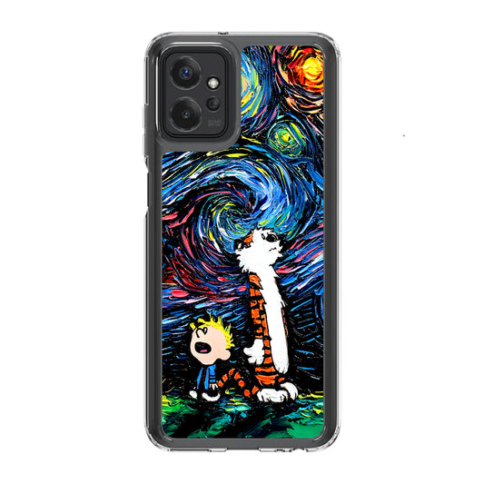 Calvin Art At Starry Night Motorola Moto G Power 5G 2023 Case