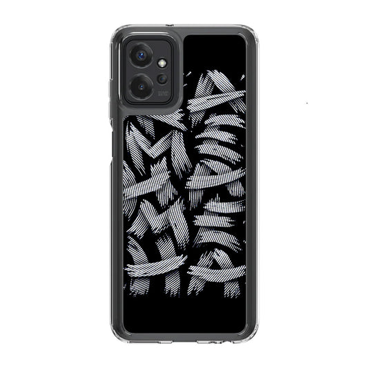 Dragon Ball Kamehameha Font Art Motorola Moto G Power 5G 2023 Case