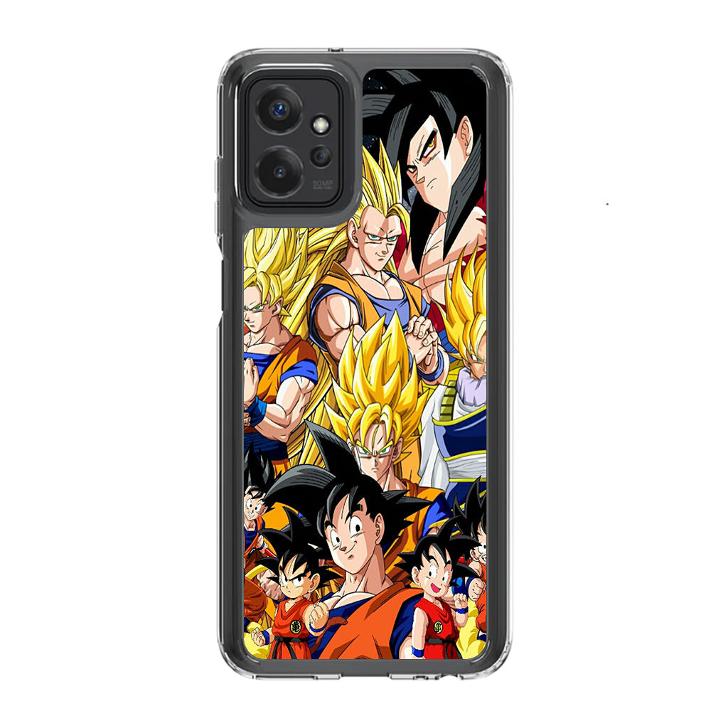 Dragon Ball Z Son Goku Transformation Motorola Moto G Power 5G 2023 Case