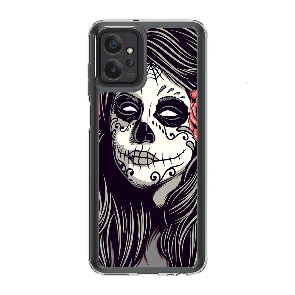 Girl Skull Flower Motorola Moto G Power 5G 2023 Case