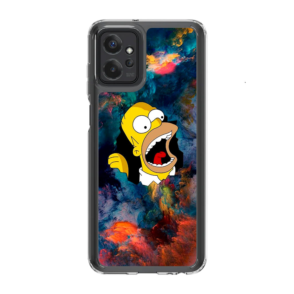 Homer Behind The Black Hole Motorola Moto G Power 5G 2023 Case