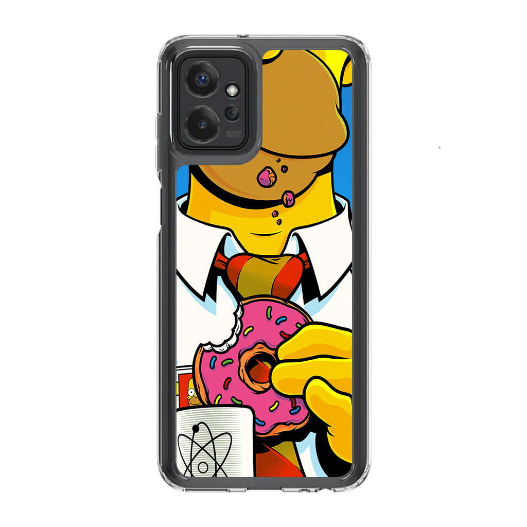 Homer Eats Donut Motorola Moto G Power 5G 2023 Case