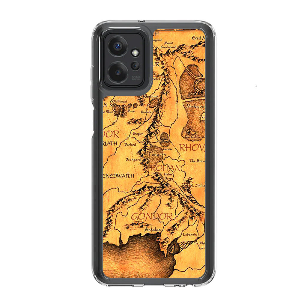 Middle Earth Map Hobbit Motorola Moto G Power 5G 2023 Case