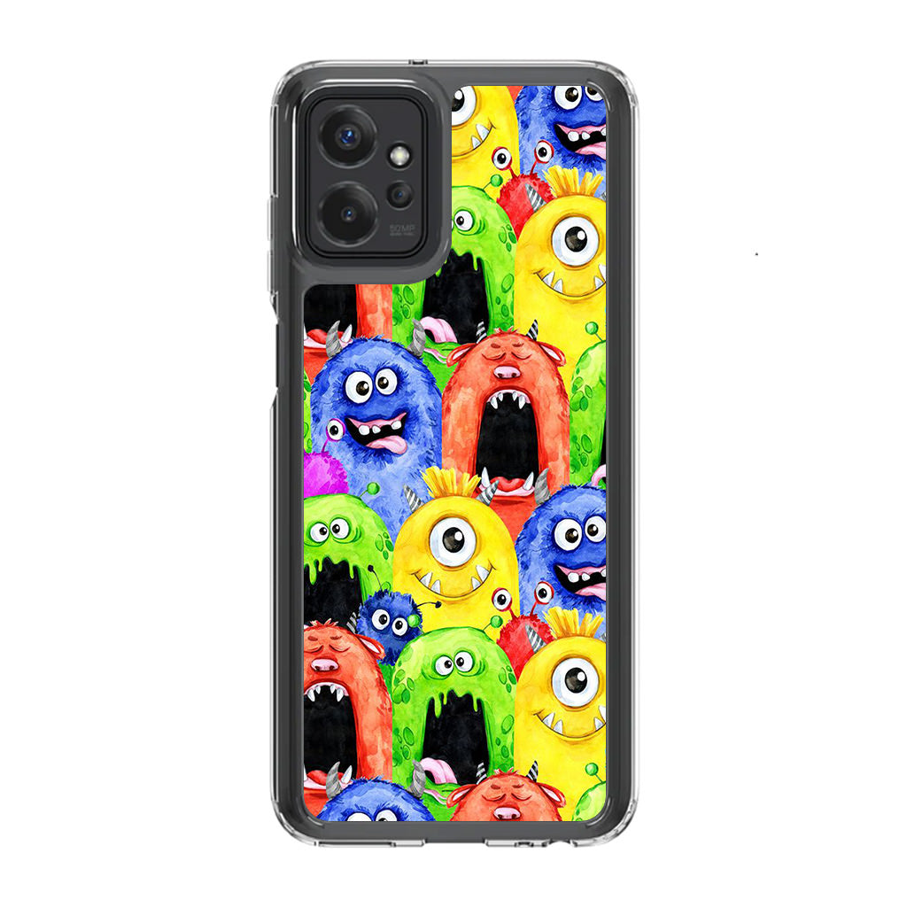 Monster Watercolor Art Motorola Moto G Power 5G 2023 Case