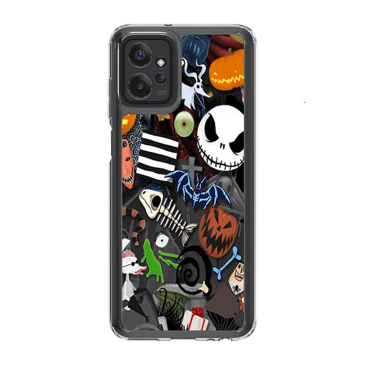 Nightmare Before Chrismast Collage Motorola Moto G Power 5G 2023 Case