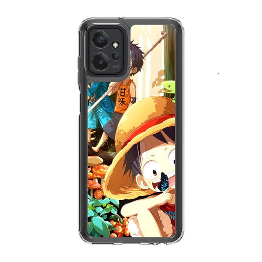 One Piece Little Sabo Ace Luffy Cute Motorola Moto G Power 5G 2023 Case