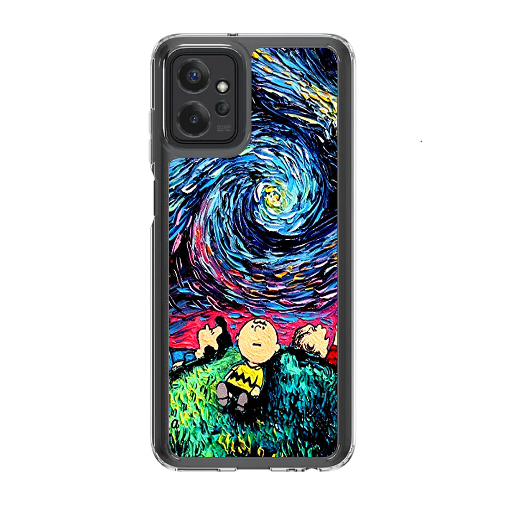 Peanuts At Starry Night Motorola Moto G Power 5G 2023 Case