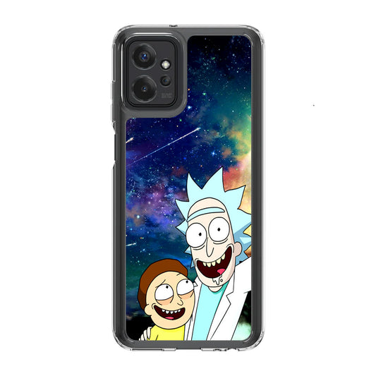 Rick And Morty In The Space Motorola Moto G Power 5G 2023 Case