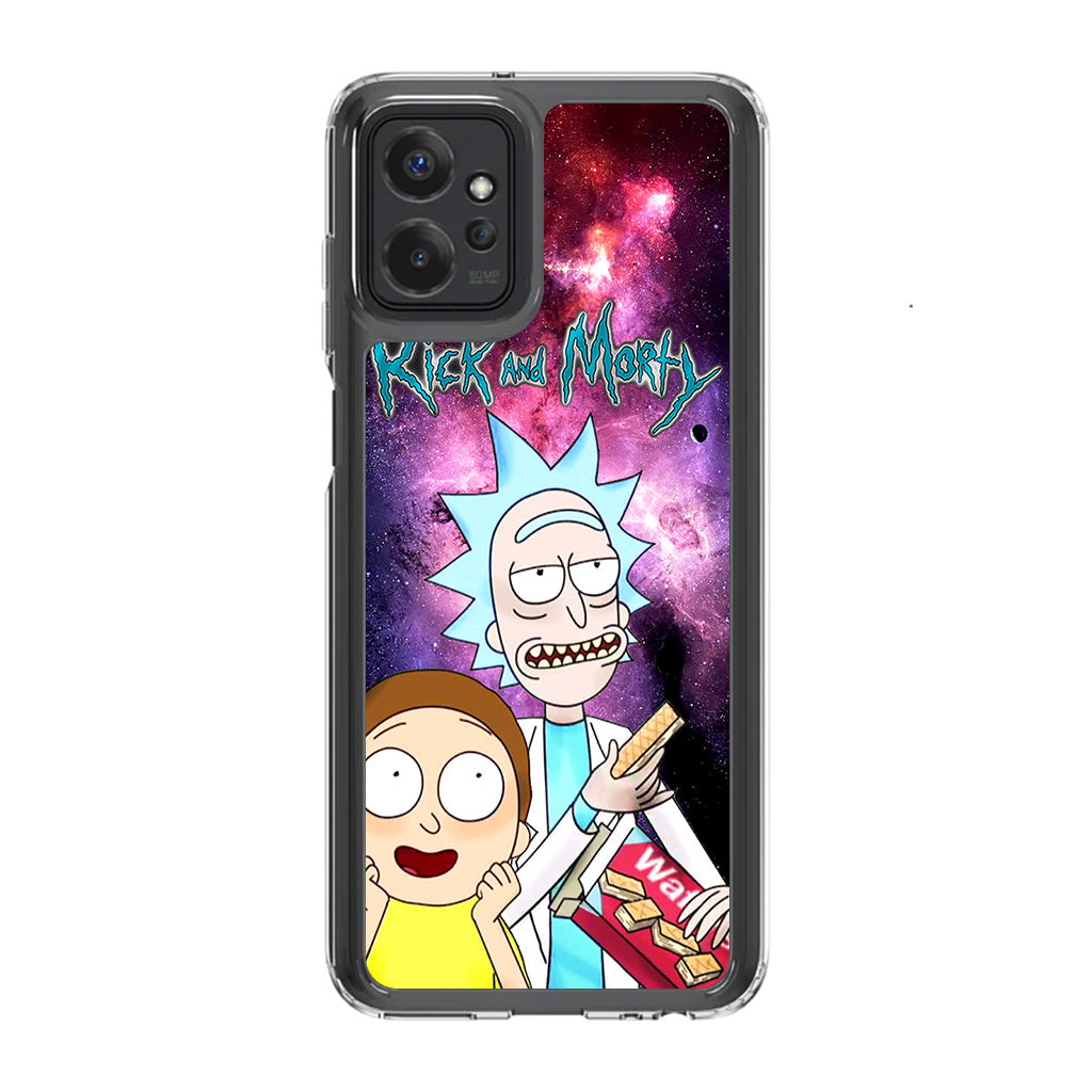 Rick And Morty Nebula Space Motorola Moto G Power 5G 2023 Case