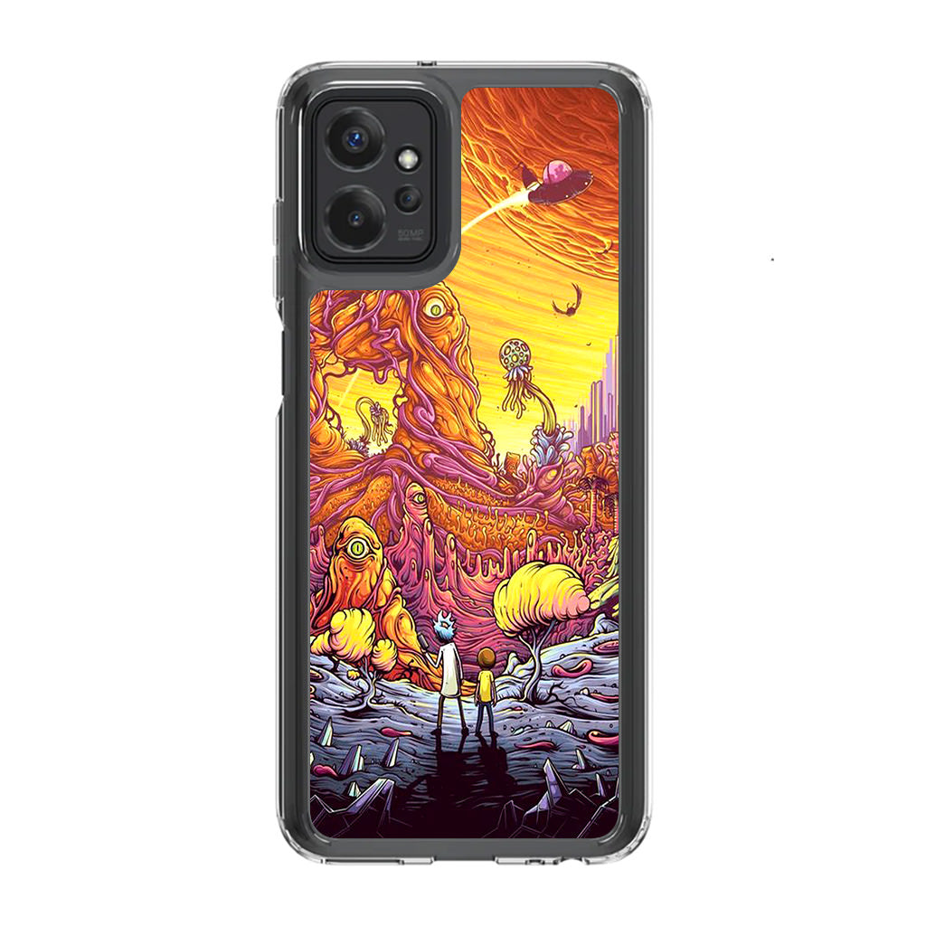 Rick And Morty Alien Planet Motorola Moto G Power 5G 2023 Case