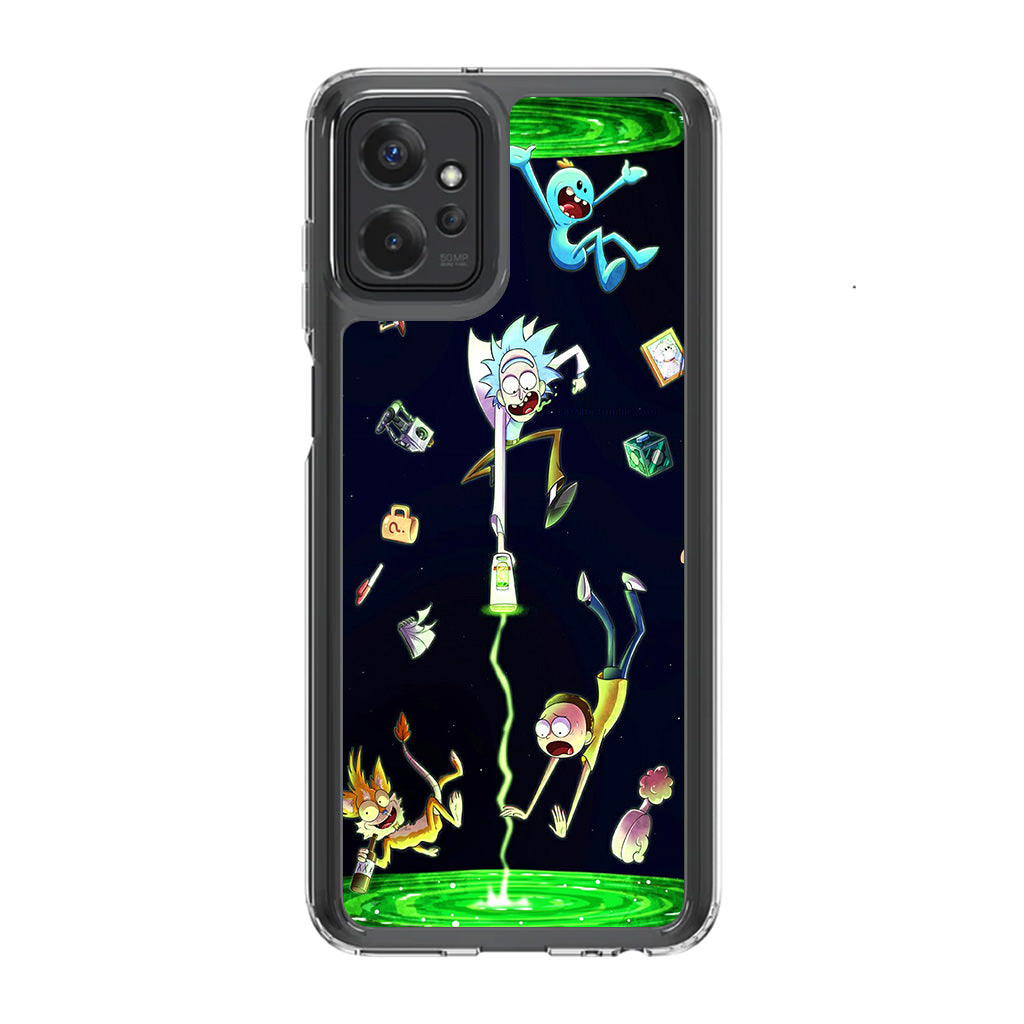 Rick And Morty Portal Fall Motorola Moto G Power 5G 2023 Case