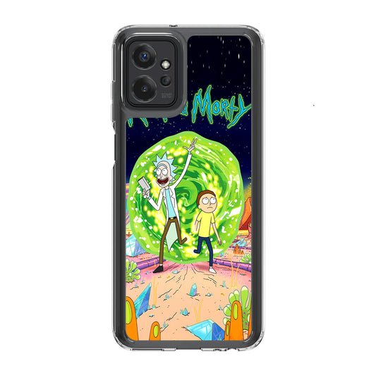 Rick And Morty Portal Gun Motorola Moto G Power 5G 2023 Case