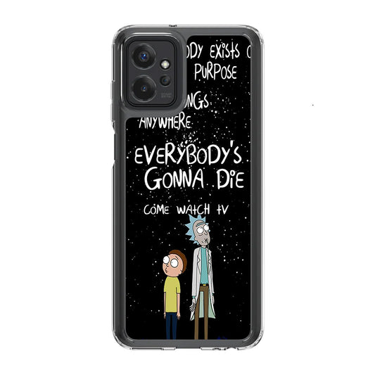 Rick And Morty Quotes Motorola Moto G Power 5G 2023 Case