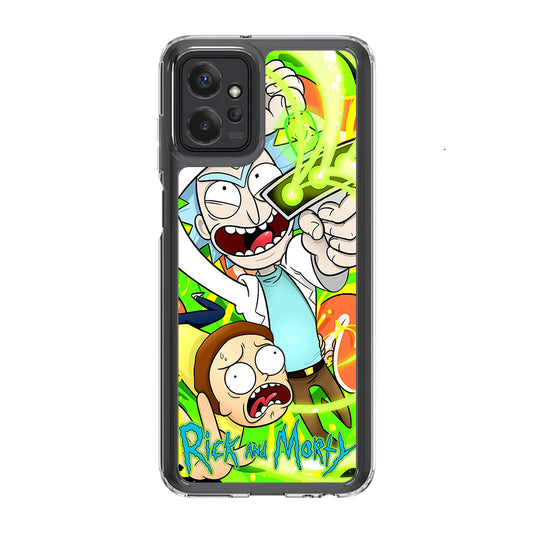 Rick And Morty Shoot Portal Gun Motorola Moto G Power 5G 2023 Case