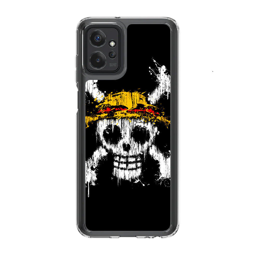 Straw Hat Pirate Logo Paint Motorola Moto G Power 5G 2023 Case