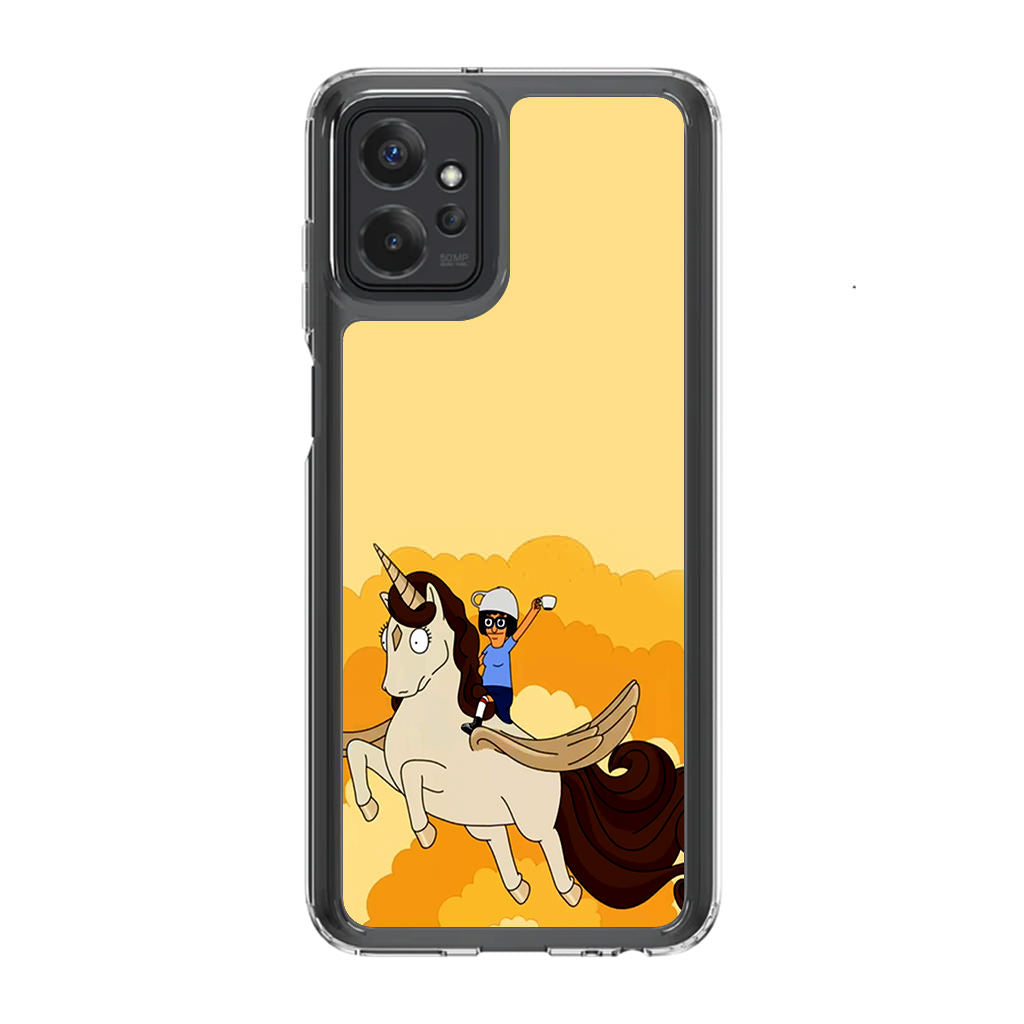 Tina Belcher And Unicorn Motorola Moto G Power 5G 2023 Case