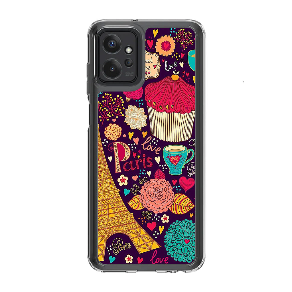 Vintage Love In Paris Motorola Moto G Power 5G 2023 Case