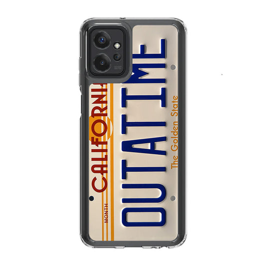 Back to the Future License Plate Outatime Motorola Moto G Power 5G 2023 Case