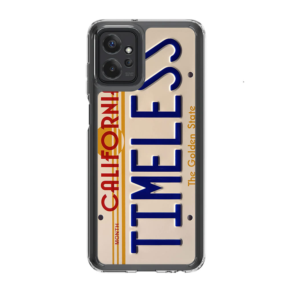 Back to the Future License Plate Timeless Motorola Moto G Power 5G 2023 Case