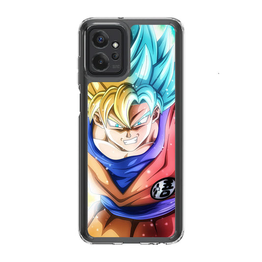 Goku SSJ 1 to SSJ Blue Motorola Moto G Power 5G 2023 Case