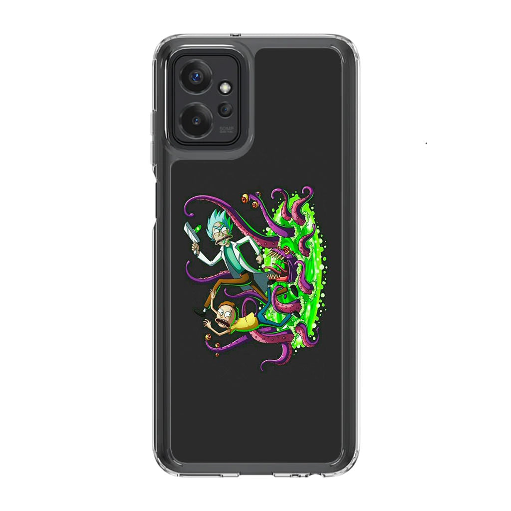 Rick And Morty Pass Through The Portal Motorola Moto G Power 5G 2023 Case