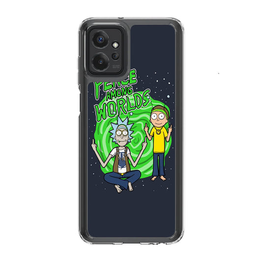 Rick And Morty Peace Among Worlds Motorola Moto G Power 5G 2023 Case