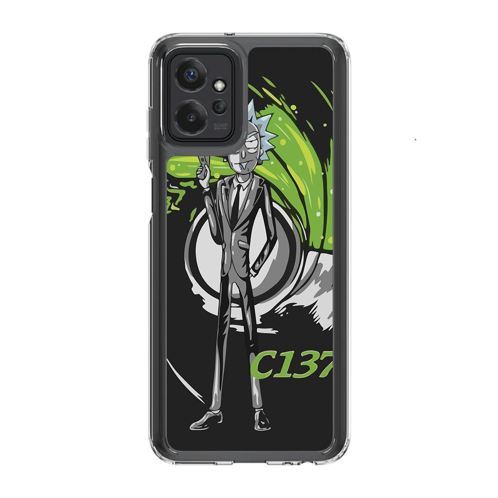 Rick Sanchez Agent C137 Motorola Moto G Power 5G 2023 Case