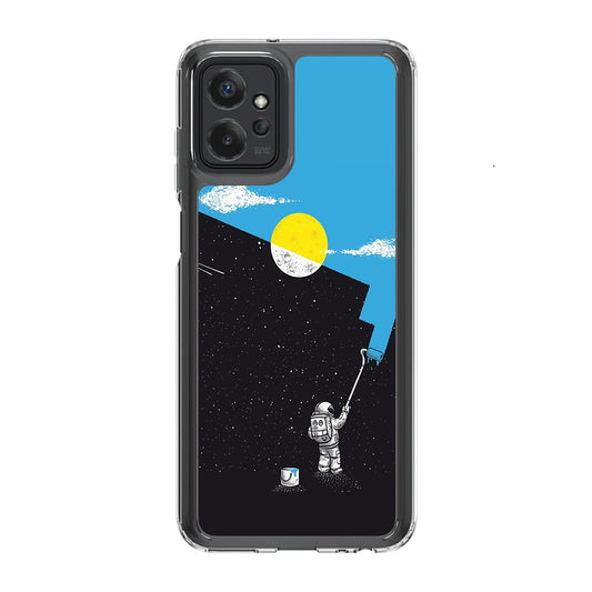 Space Paiting Day Motorola Moto G Power 5G 2023 Case