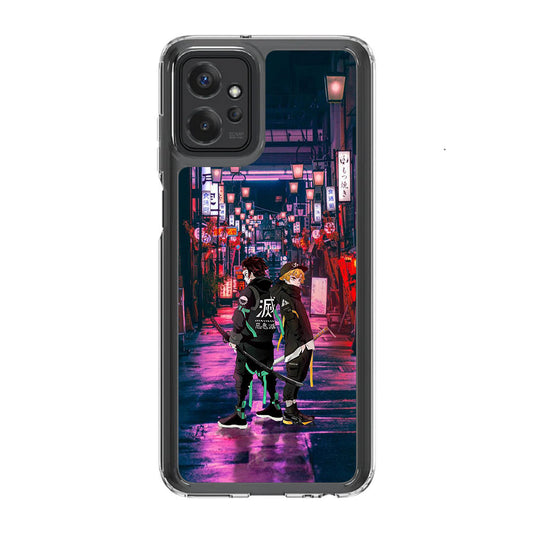 Tanjiro And Zenitsu in Style Motorola Moto G Power 5G 2023 Case