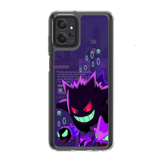 Gengar Pixel Art Motorola Moto G Power 5G 2023 Case