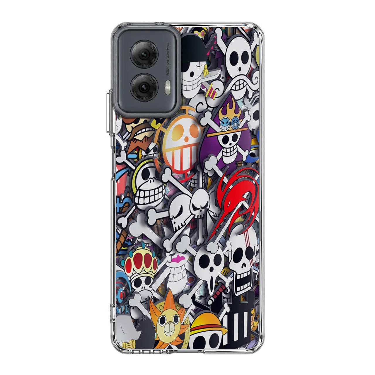 All Pirate Symbols One Piece Motorola Moto G Power 5G 2024 Case