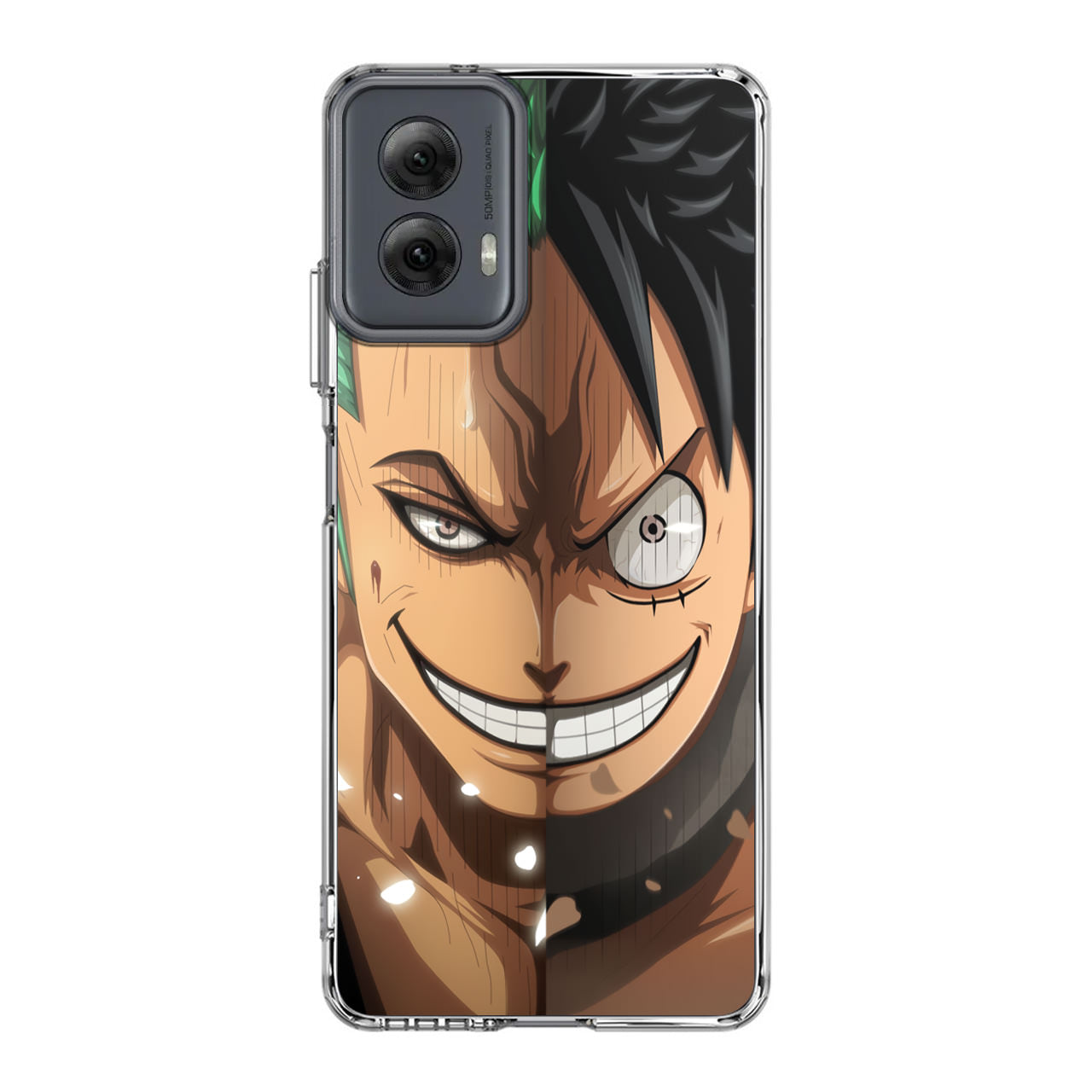 Luffy And Zoro Half Smile Motorola Moto G Power 5G 2024 Case