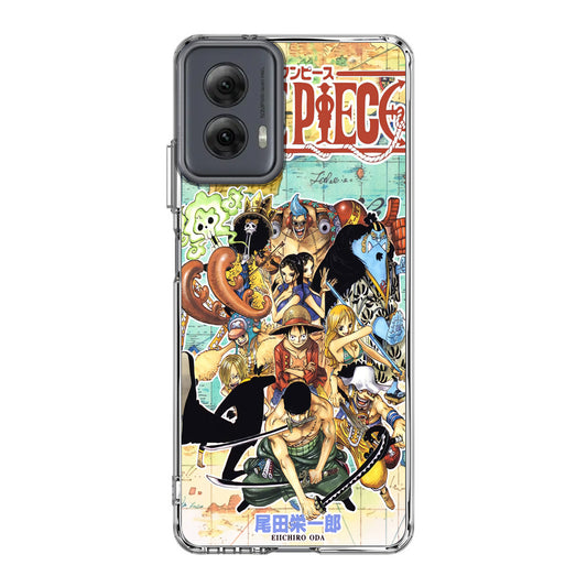 One Piece Comic Straw Hat Pirate Motorola Moto G Power 5G 2024 Case